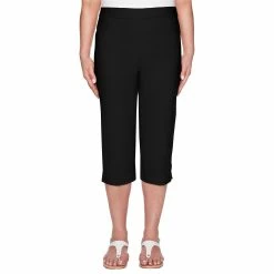 Hot Sale ✔️ Alfred-Dunner 👩 Womens Alfred Dunner Classics Capri Pants ❤️