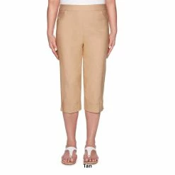 Hot Sale 😍 Alfred-Dunner Petite Alfred Dunner Classics Clam Digger Pants 😍 -Alfred Dunner Store Online Shop unnamed file 118
