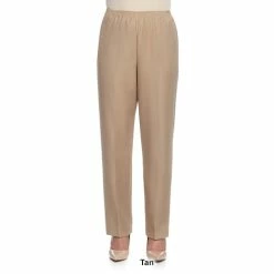 New 🌟 Alfred-Dunner 👩 Womens Alfred Dunner Classics Casual Pants - Average 🎁 -Alfred Dunner Store Online Shop unnamed file 163