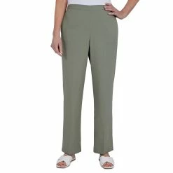 Best deal ✨ Alfred-Dunner 👩 Womens Alfred Dunner Palm Desert Poroportion Pants - Medium 😍