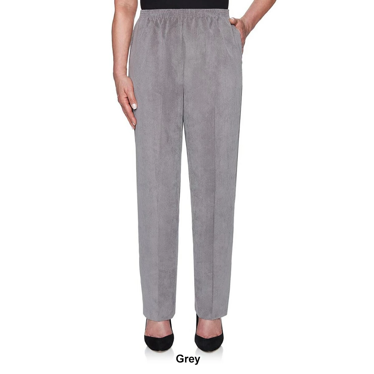 Brand new 💯 Alfred-Dunner 👩 Womens Alfred Dunner Classics Pull On Corduroy Pants - Short 🔥 3 Brand new 💯 Alfred-Dunner 👩 Womens Alfred Dunner Classics Pull On Corduroy Pants - Short 🔥 - Image 3