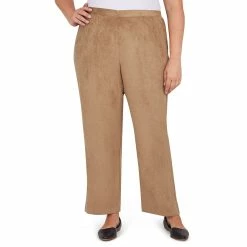 Hot Sale 🔥 Alfred-Dunner Pants Plus Size Alfred Dunner Copper Canyon Proportioned Pant-Medium 😍