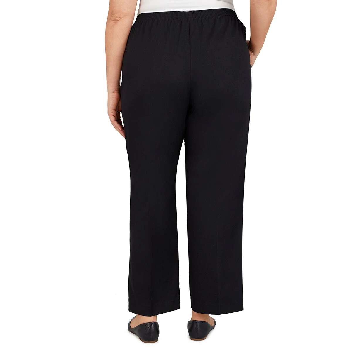 Budget ⌛ Alfred-Dunner 👩 Womens Alfred Dunner Theater District Proportioned Pants - Short 😉 2 Budget ⌛ Alfred-Dunner 👩 Womens Alfred Dunner Theater District Proportioned Pants - Short 😉 - Image 2