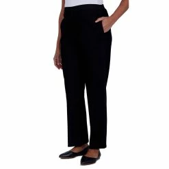 Outlet 👍 Alfred-Dunner 👩 Womens Alfred Dunner Checking In Denim Proportioned Pants - Short 🤩 -Alfred Dunner Store Online Shop unnamed file 299