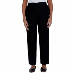 New 🎁 Alfred-Dunner 👩 Womens Alfred Dunner Checking In Denim Proportioned Pants-Medium ⭐