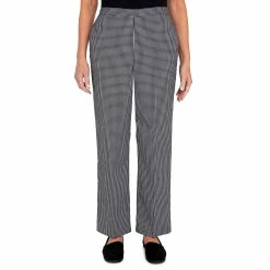 Cheapest ⌛ Alfred-Dunner 👩 Womens Alfred Dunner Checking In Checked Proportioned Pants-Short ⭐