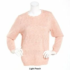 Coupon 🤩 Alfred-Dunner Sweaters & Cardigans Plus Size Alfred Dunner Classics Soft Acrylic Pointelle Sweater 🛒 -Alfred Dunner Store Online Shop unnamed file 383