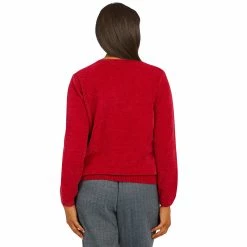 Coupon 🥰 Alfred-Dunner Sweaters & Cardigans Plus Size Alfred Dunner Empire State Plaid Chenille Sweater 🎉 -Alfred Dunner Store Online Shop unnamed file 460