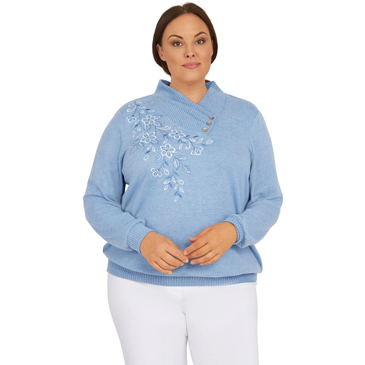Coupon โ๏ธ Alfred-Dunner Sweaters & Cardigans Plus Size Alfred Dunner Victoria Falls Asymmetric Sweater ๐ 3 Coupon โ๏ธ Alfred-Dunner Sweaters & Cardigans Plus Size Alfred Dunner Victoria Falls Asymmetric Sweater ๐ - Image 3