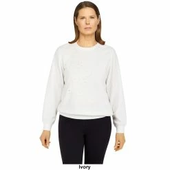 Best reviews of 🎉 Alfred-Dunner Hoodies & Sweatshirts 👩 Womens Alfred Dunner Classics Embroidered Floral Sweatshirt 🧨 -Alfred Dunner Store Online Shop unnamed file 5
