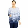 Best Sale 🎉 Alfred-Dunner Sweaters & Cardigans 👩 Womens Alfred Dunner Shenandoah Valley Ombre Tie Dye Sweater 😍