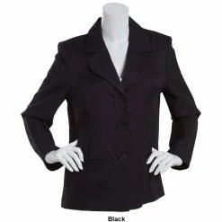 Best Sale 🤩 Alfred-Dunner Jackets & Blazers Petite Alfred Dunner Classics Three Button Down Blazer ✨ -Alfred Dunner Store Online Shop unnamed file 57