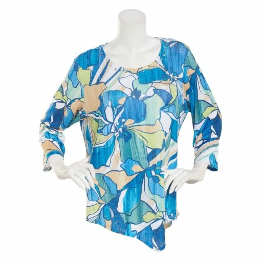 Brand new ⭐ Alfred-Dunner Tops 👩 Womens Alfred Dunner Classics Stained Glass Floral Top 👏 -Alfred Dunner Store Online Shop unnamed file 595