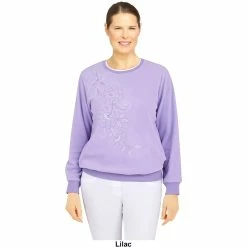 Best reviews of 🎉 Alfred-Dunner Hoodies & Sweatshirts 👩 Womens Alfred Dunner Classics Embroidered Floral Sweatshirt 🧨 -Alfred Dunner Store Online Shop unnamed file 6