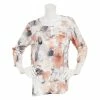 Brand new 😉 Alfred-Dunner Tops Petite Alfred Dunner Classics 3/4 Sleeve Watercolor Floral Top 🎁