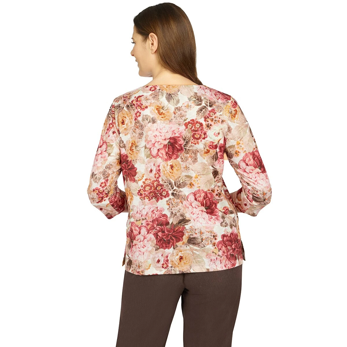 Coupon ❤️ Alfred-Dunner Tops 👩 Womens Alfred Dunner Sorrento Tapestry Floral Lace Neck Top 🔔 2 Coupon ❤️ Alfred-Dunner Tops 👩 Womens Alfred Dunner Sorrento Tapestry Floral Lace Neck Top 🔔 - Image 2