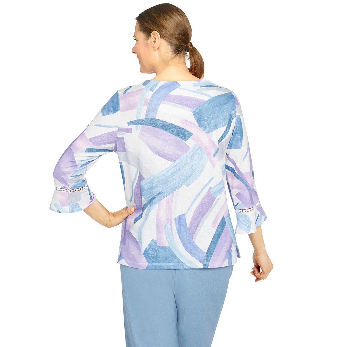 Discount ๐ฅฐ Alfred-Dunner Tops Petite Alfred Dunner Victoria Falls Abstract Brushstrokes Blouse ๐ฅ 2 Discount ๐ฅฐ Alfred-Dunner Tops Petite Alfred Dunner Victoria Falls Abstract Brushstrokes Blouse ๐ฅ - Image 2